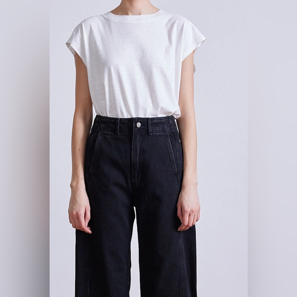 Apiece Apart meridian high rise tapered jeans in Austin wash - 31 - Picture 2 of 7